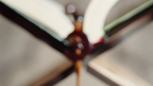 Quran Book Closeup Praying Islamic Religion