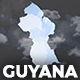 Guyana Animated Map - Co-operative Republic of Guyana Map Kit - VideoHive Item for Sale
