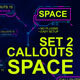 Callouts set 2 space - VideoHive Item for Sale