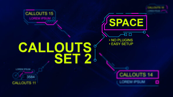Callouts set 2 space