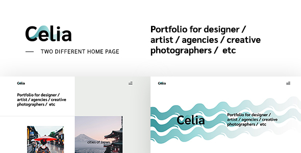 Celia - Creative Multipage Responsive Website