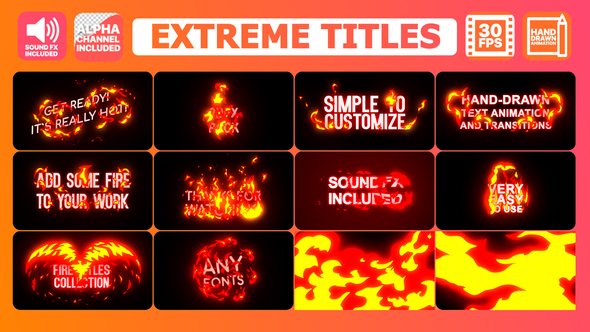 Extreme Titles | Premiere Pro MOGRT