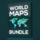 World Maps Bundle - VideoHive Item for Sale