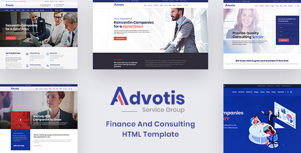 Advotis - Finance And Business Consulting HTML Template