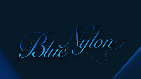 Blue Nylon - Abstract Cinematic Title Sequence
