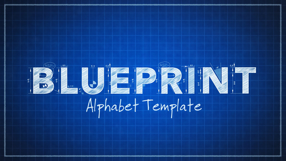 The Blueprint Alphabet Template