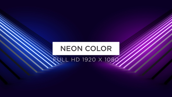 Neon Color VJ Loops Background