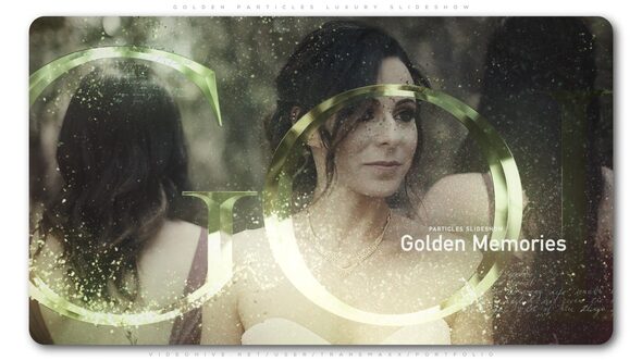 Golden Particles Luxury Slideshow alt