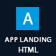 App Landing HTML Template - ThemeForest Item for Sale