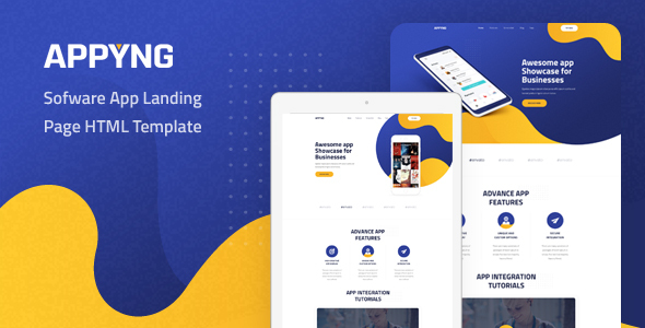 Appyng - App Landing Page HTML Template