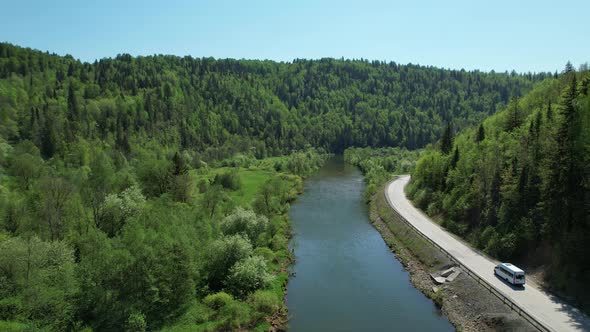 Picturesque nature in summer.