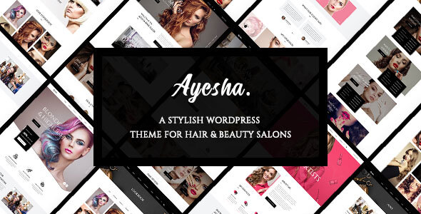 Ayesha – Hair and Beauty Salons WordPress Theme