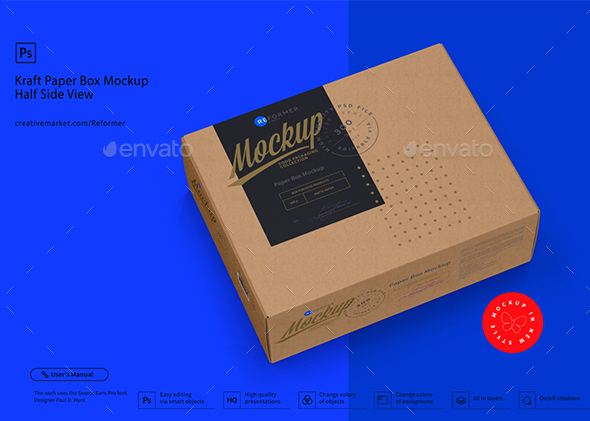 Download Kraft Box Mockup Graphics Designs Templates From Graphicriver