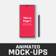Animated Galaxy Note 10+ Mockup - GraphicRiver Item for Sale