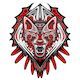 Wolf Tattoo Haida Art Symbol Vector Illustration - GraphicRiver Item for Sale