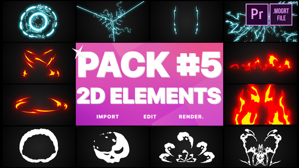 Elements Pack 05 | Premiere Pro MOGRT