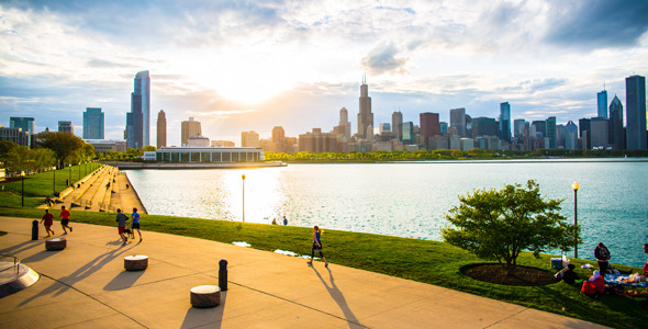 Chicago Clouds Timelapse