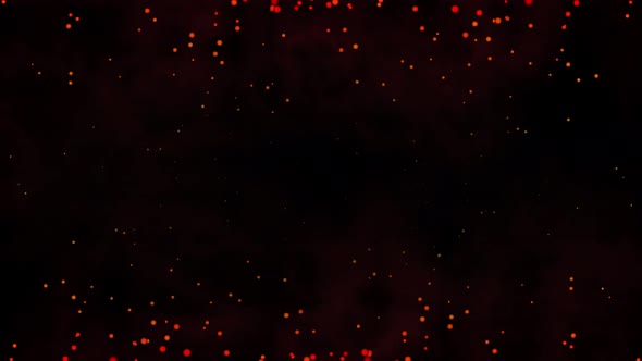 Red Particles 4K