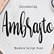Ambrasto Typeface - GraphicRiver Item for Sale
