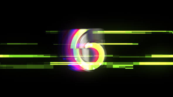 3D Glitch Logo Reveal alt