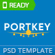 PortKey - Creative Tour & Travel Booking PSD Template (Mobile Layout Included) - ThemeForest Item for Sale