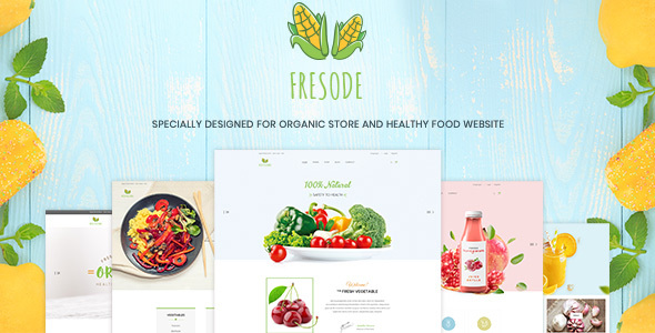 Fresode - Organic Store PSD Template