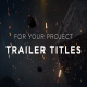Cinematic Trailer - VideoHive Item for Sale