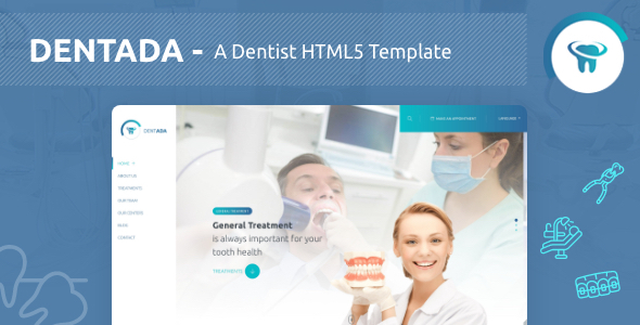 Dentada - A Dentist Responsive HTML5 Template