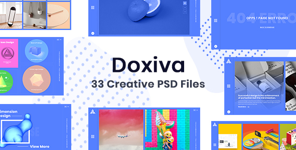 Doxiva - Creative Multipurpose PSD Template