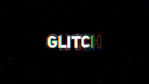 Glitch Logo 4K