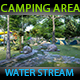 Natural Camping Area By Water Stream - VideoHive Item for Sale