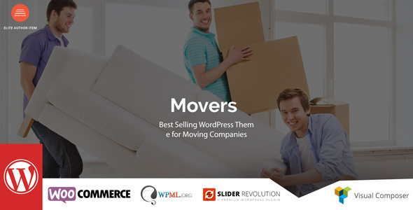 Movers - Moving Company WordPress Theme