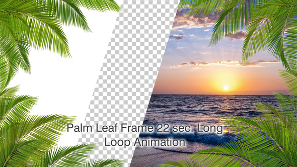 Palm Leaf Frame Loop alt