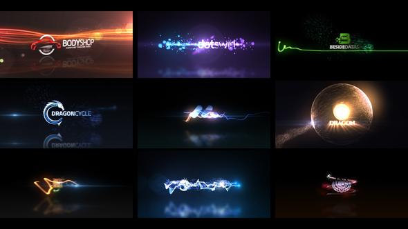 Quick Logo Sting Pack 04: Glowing Particles
