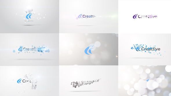Quick Logo Sting Pack 06: Clean Particles
