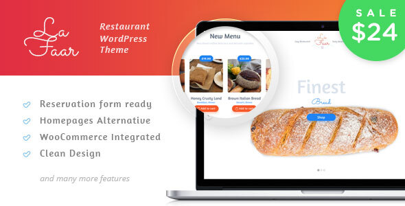 Lafaar - Restaurant & Food Menus WooCommerce Theme