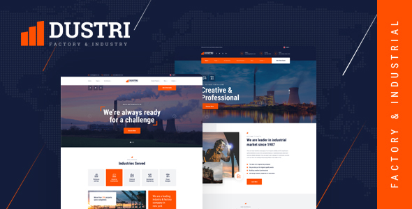 Dustri - Factory & Industrial HTML Template