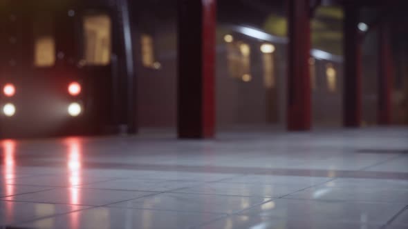 Empty Metro Station During the Coronavirus Covid19 Pandemic alt