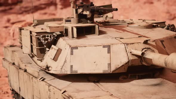 American Tank Abrams in Afghanistan