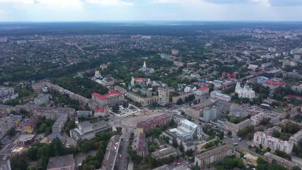 Flight Over The City Of Zhytomyr