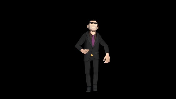 Businessman Happy Walk alt