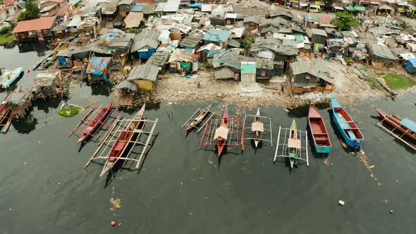 Slums and Poor District of the City of Manila