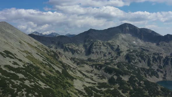 Aerial View Above Pirin Mountain 
