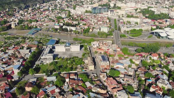 Presidential Palace In Avlabari. Birds Eye View 