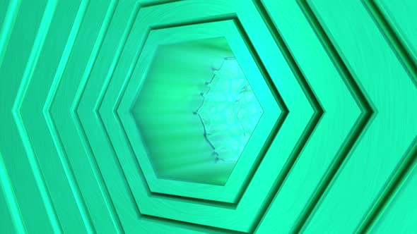 Abstract geometric mint color background