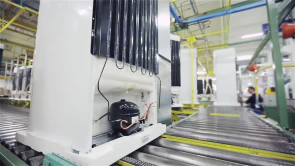 Inside a Refrigerator and Fridge Factory.