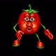 Fun Tomato  Looped Dance with Alpha Channel and Shadow - VideoHive Item for Sale
