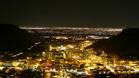 Golden at night timelapse 01 Tilt Shift