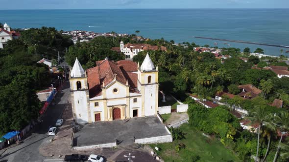 Coast city of Olinda Recife Pernambuco. Brazilian Northeast