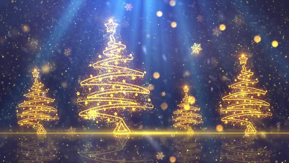 Christmas Trees Background 15